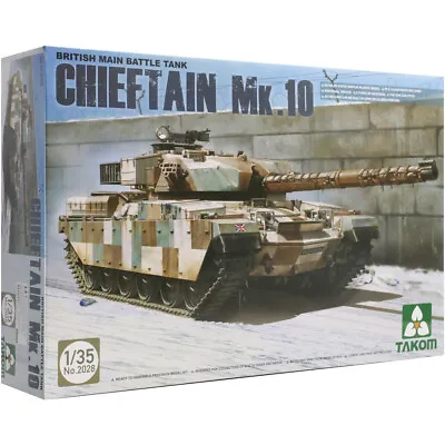 Takom Chieftain Mk 10 British Battle Tank Military Plastic Model Kit Scale 1:35 • £69.20