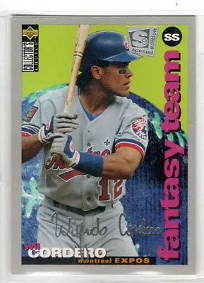 Wil Cordero   Baseball  1994 Upper Deck Collector's Choice  Silver Signa • $4.50