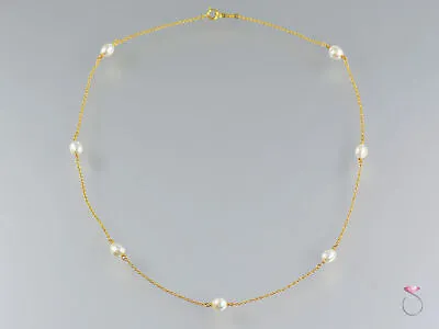 Tiffany & Co. 18K Pearl Necklace Pearls By The Yard By Elsa Peretti 16 Inches. • $1575