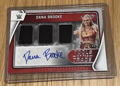 $49.95 • Buy DANA BROOKE #36/99 Tools Of The Trade Patch Autograph 2022 Panini Chronicles WWE