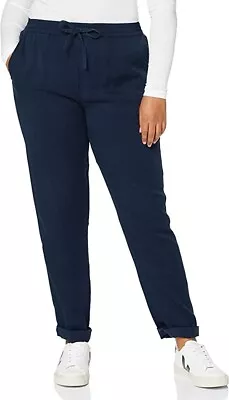 MERAKI Womens Joggers Tencel Lyocell Blue Size M • £15.99