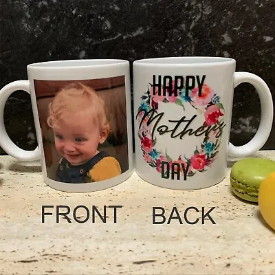 Mothers Day Mug  Photo Mug  Personalised Mothers Day Gift - Mum Nanna Grandma  • $23.50