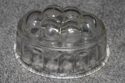 Vintage - Glass Oval  Shape Jelly / Blancmange Mould • £7.99