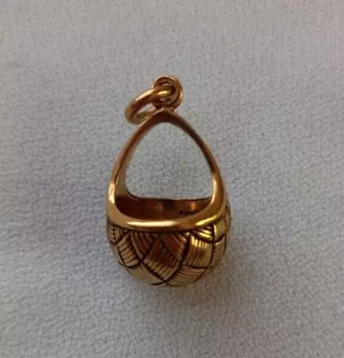 Gold Filled Easter Basket Pendant MMA Fbs - Metropolitan Museum Of Art Jewelry • $18