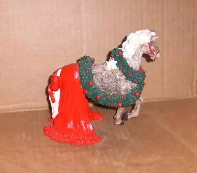 Vintage Tom Rubel Christmas Animals Horse With Wreath NOEL 1989 Nanco • $12.99