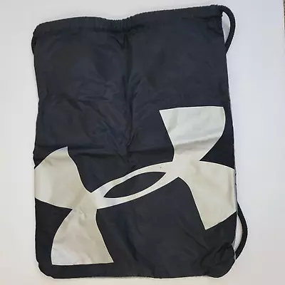 Black & Gray Under Armour Unisex Nylon Athletic Bag Backpack • $10