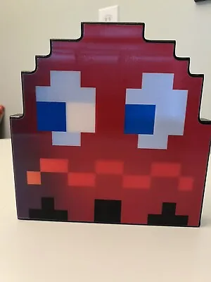 Pac-Man Ghost Lenticular Wood Wall Shelf Sitter Wood Holographic Overlay B4 • $12.99