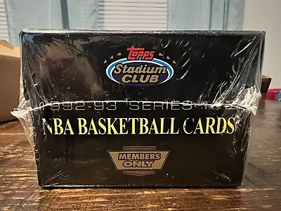 1992-93 Topps Stadium Club Series 1 & 2  Members Only  Factory Sealed Set *hot*! • $1999.99