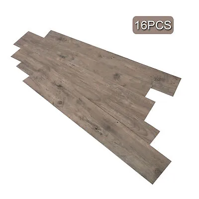 Vinyl Floor Laminate Plank Wood Effect Tiles Furnish Stick Self Adhesive 2.3SQM • $39.99