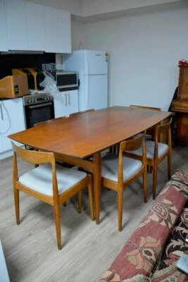 $6000 • Buy Danish Deluxe Dining Set 'Table And 6 Chairs'