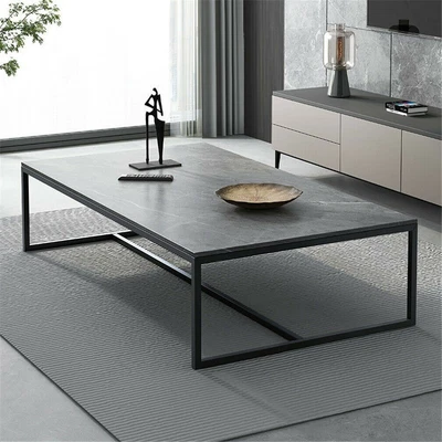 £82.95 • Buy Large & Long Coffee Table Modern Marble Top Accent Table Sofa End Center Table 