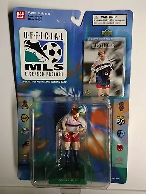 1997 Ban Dai MLS Collectible Figure And Trading Card Alexi Lalas MLS Soccer • $29.99