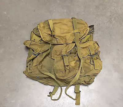 80's Era US Military Issue OD Green LC-1 Medium Alice Back Pack Ruck Sack • $5.50