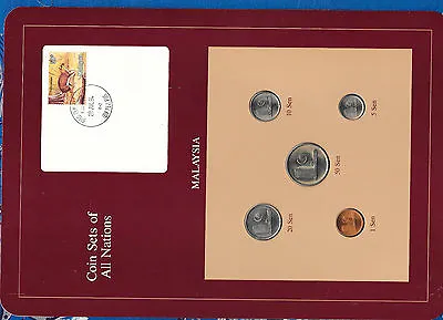 Coin Sets Of All Nations Malaysia Wcard 1981-1984 UNC 50 Sen 1983 2010 Sen 1982 • $18.56
