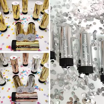 1X Compressed Air Confetti Cannons Wedding Birthday Party Poppers Baby I1W8 • $4.48