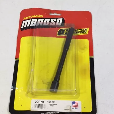 Moroso 22070 Black Performance Heavy Duty Chevy Oil Pump Shaft Used • $29.99