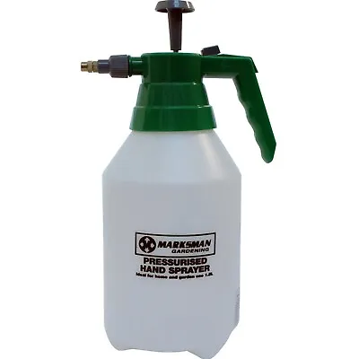1.5L Garden Pressure Spray Bottle – Portable Hand Pump Sprayer – Weed Chemical • £6.99