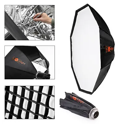 120cm Octabox & Grid | Bowens Mount | LuxLight® | Popup Umbrella Softbox Octobox • £79.95