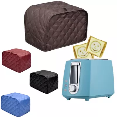 2 Slice Toaster Cover Dust Fingerprint Protection Washable  • $10.49