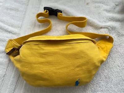 Polo Ralph Lauren Canvas Waist Pack Yellow • $19.99