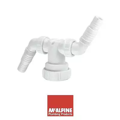 McAlpine Twin Washing Machine / Dishwasher Connector For Standpipe Trap V33WM • £10.99