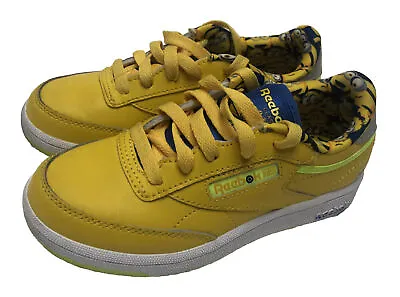 Reebok Illumination's Minions X Club C Little Kid 'Minions Yellow Shoes Sz 12 • $15