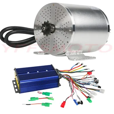 48V-72V 1800/2500W/3000W Brushless Motor For Scooters Golf Cart Quad Trike Drift • $65.13