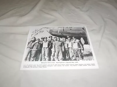 Robert Morgan Autographed 8 X 10 Photo Memphis Belle Co Pilot • $69.99