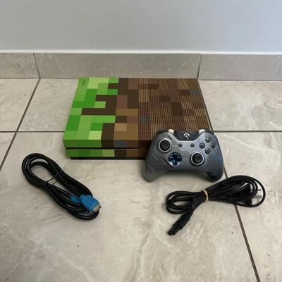 $249 • Buy Microsoft Xbox One S Minecraft Edition With Halo Controller