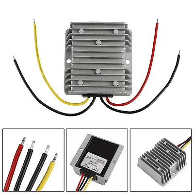 Waterproof DC 9V-20V To DC 12V 5A Voltage Stabilizer Car Power Supply Regulator • $21.01