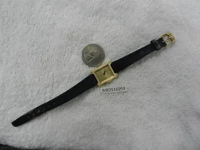 RARE VINTAGE 80s-90s GOLD PL. MOVADO WATCH NEW BATT. CONCORD CASE SWISS 6 JEWEL • $99.99