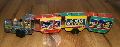 Vintage Marx Japan Disneyland Express Tin Litho Wind-up Train Walt Disney Toy • $39.99
