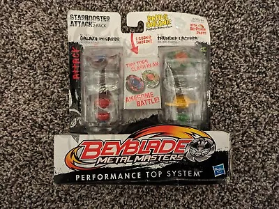 Thunder Lacerta + Galaxy Pegasus Beyblade HASBRO METAL MASTERS READ DESCRIPTION • $199.99