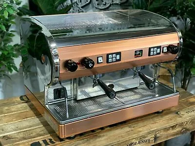 San Marino Lisa 2 Group Brass Stainless Espresso Coffee Machine Commercial Cafe • £1680.58