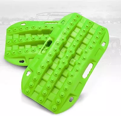 Recover Tracks Pair Multifunctional Offroad Traction Boards Green  Traction Mat • $49.99