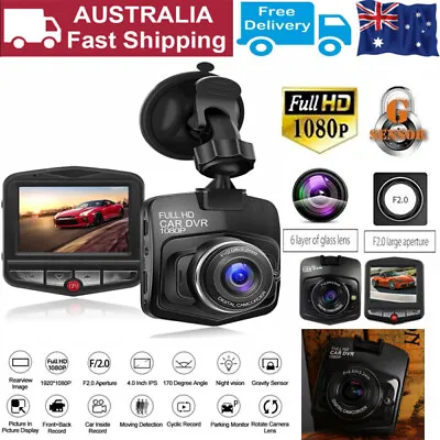 $18.04 • Buy 1080P 2.4  Dual Lens HD Car DVR Rearview Video Dash Cam Recorder Camera G-Sensor