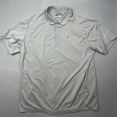 Nike Golf Polo Mens XXL Gray Tour Performance DriFit Muirfield Village Golf Club • $22.92