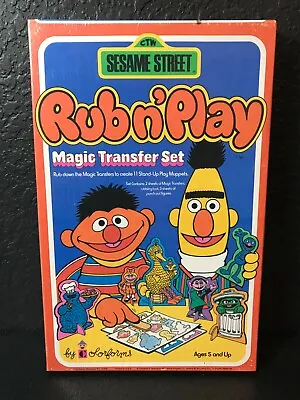 Sesame Street Rub N' Play Bert And Ernie With 11 Stand Up Muppets  • $100