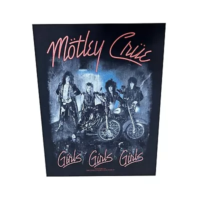 Large Motley Crue Girls Woven Sew On Battle Jacket Back Patch • $14.95