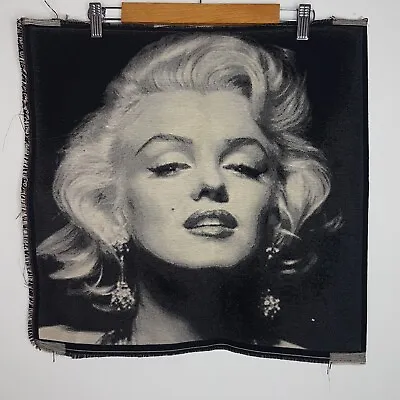 Vintage Marilyn Monroe Cushion Panel 50cm X 49cm Kitsch Jacquard Hollywood • $35.95
