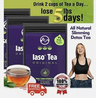 24 Hr Sale -?Laso Tea Original 28 Detox Tea Loose Weight 5 Pounds And 5 Days? • $13.24