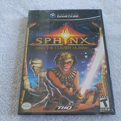 Sphinx And The Cursed Mummy Nintendo GameCube 2003 NGC GCN Rare THQ New Sealed • $59.39