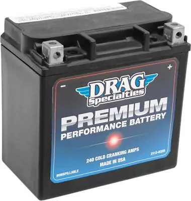 Drag Specialties Premium Performance AGM Battery Harley Davidson Sportster • $152.95