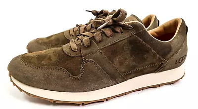 Ugg Trigo Enero Suede Shoes 1094670 Men's Size 10 Lace Up Green Camo  • $25.49