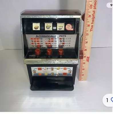 1972 Waco Slot Machine - 9  X 6  Tall - Not Working? - Token Toy Game • $10