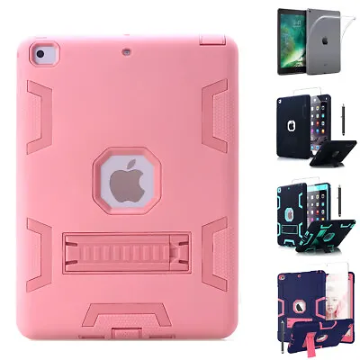 For IPad 6th 5th Generation 9.7 In Hybrid Shockproof Heavy Duty Case Stand Cover • $18.99