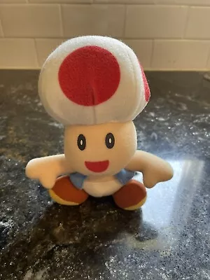 VINTAGE Nintendo 64 Toad Bean Bag Plush Doll Tush Tag (BD&A 1997) NICE!! • $14.95