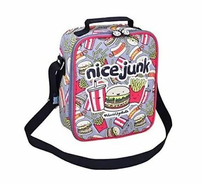 Kids Insulated Lunch Bag Shoulder Strap-nice Junk • £9.95