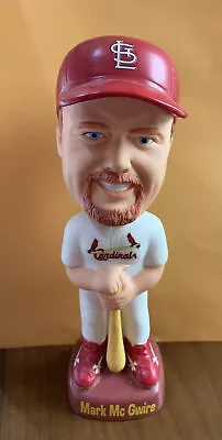 Mark McGwire St Louis Cardinals Bobble Head Rare White Jersey With COA & Box • $18.99