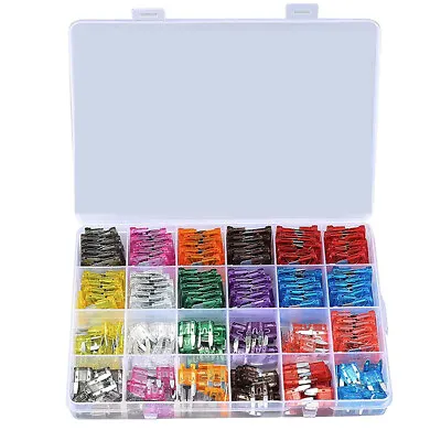 250Pcs Blade Fuse Assortment Kit Replacement Standard Mini Size For Car Truck RV • $17.90